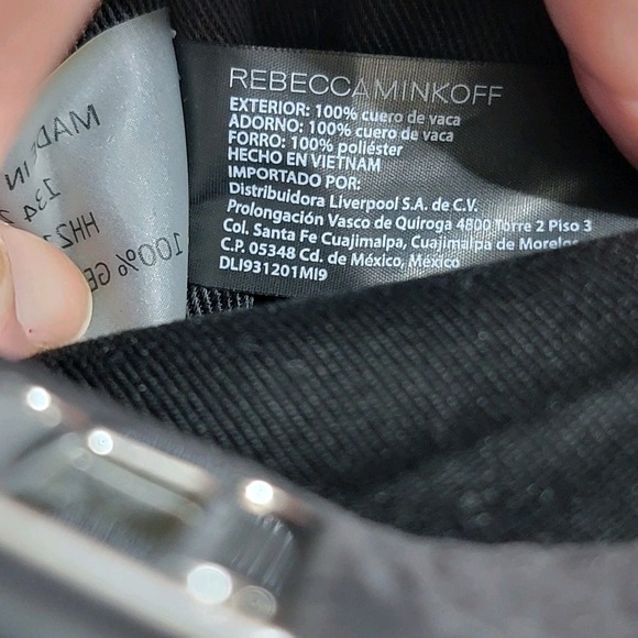 Rebecca Minkoff Small Darren Studded Shoulder Bag Black Suede - Picture 11 of 16